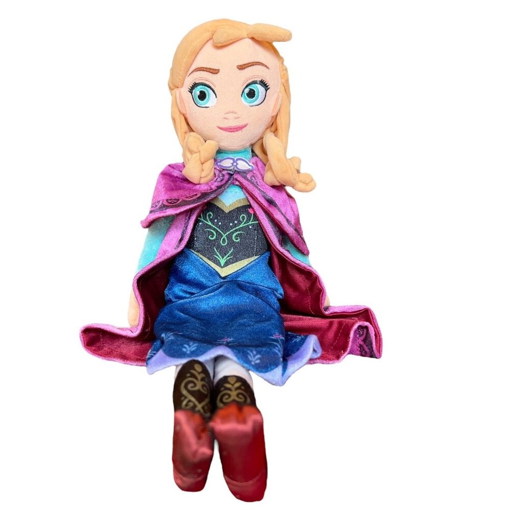 Disney Store Frozen Ana Soft Plush Stuffed Doll 18”